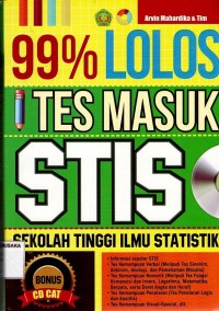 99% lolos tes masuk STIS