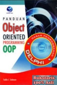 Panduan Object ORIENTED PROGRAMMING OOP